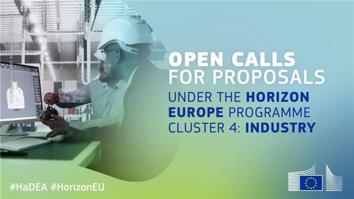 Horizon Europe – 2026 Industry Calls now published